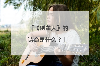 《别董大》的诗意是什么？