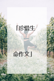珍惜生命作文