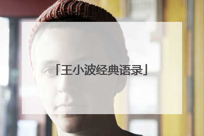 王小波经典语录