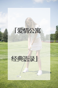 爱情公寓经典语录