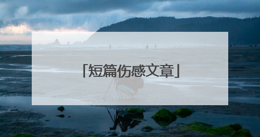 短篇伤感文章