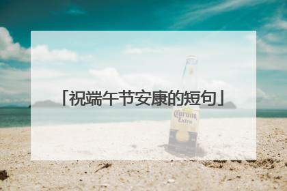 祝端午节安康的短句
