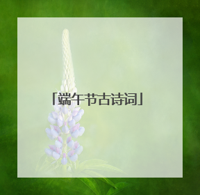 端午节古诗词