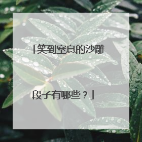 笑到窒息的沙雕段子有哪些？