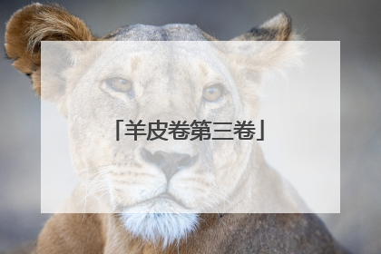 羊皮卷第三卷