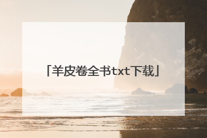 羊皮卷全书txt下载