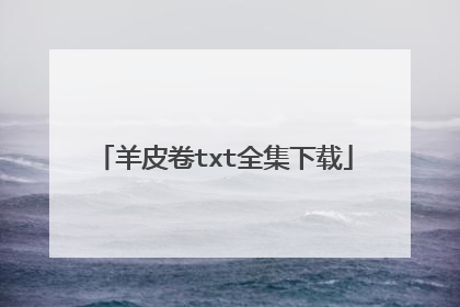 羊皮卷txt全集下载