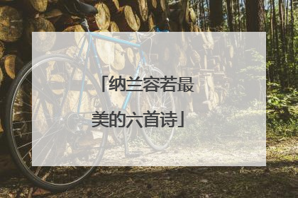 纳兰容若最美的六首诗