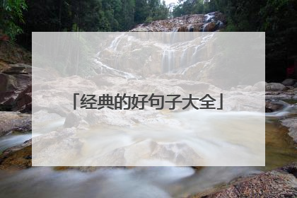 经典的好句子大全