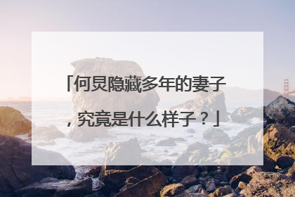 何炅隐藏多年的妻子，究竟是什么样子？