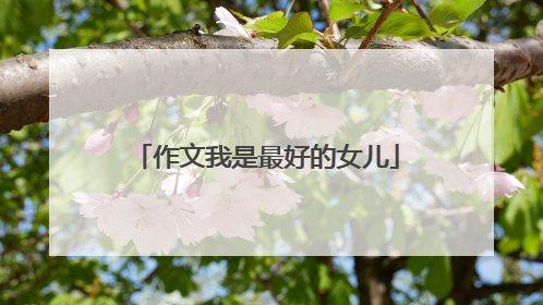 作文我是最好的女儿