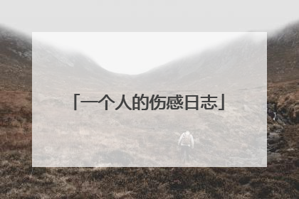 一个人的伤感日志