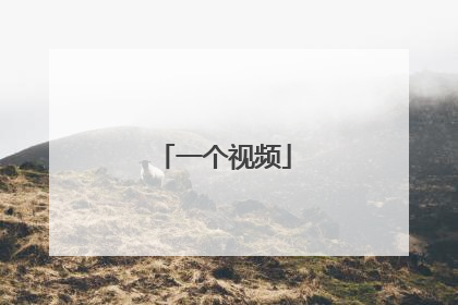 一个视频