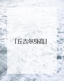 丘吉尔身高