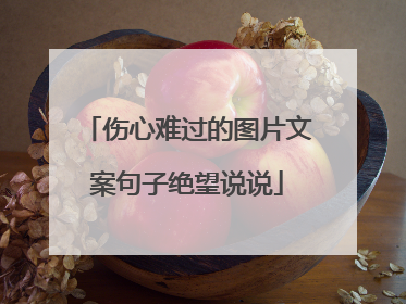 伤心难过的图片文案句子绝望说说