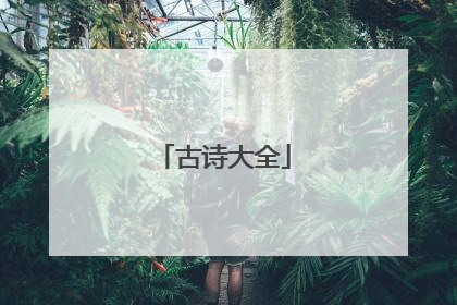 古诗大全