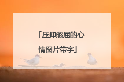 压抑憋屈的心情图片带字