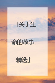 关于生命的故事精选