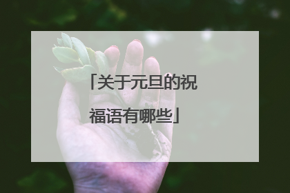 关于元旦的祝福语有哪些