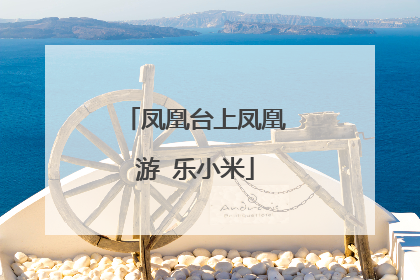 凤凰台上凤凰游 乐小米