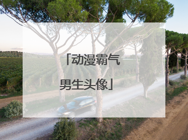 动漫霸气男生头像