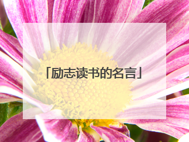 励志读书的名言