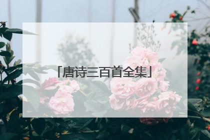 唐诗三百首全集