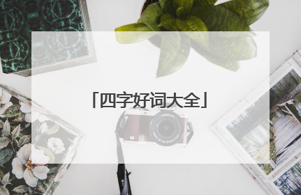 四字好词大全