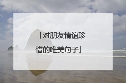 对朋友情谊珍惜的唯美句子
