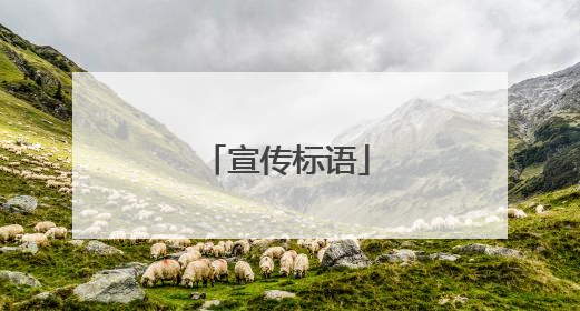 宣传标语
