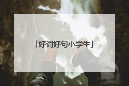 好词好句小学生