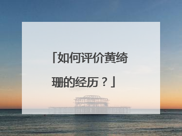 如何评价黄绮珊的经历?