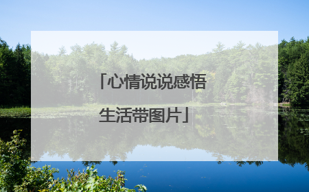 心情说说感悟生活带图片