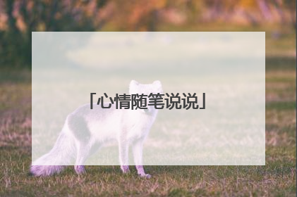 心情随笔说说