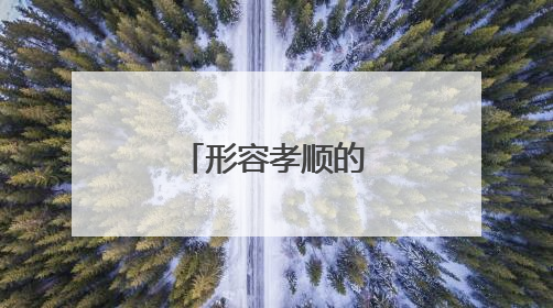 形容孝顺的格言警句