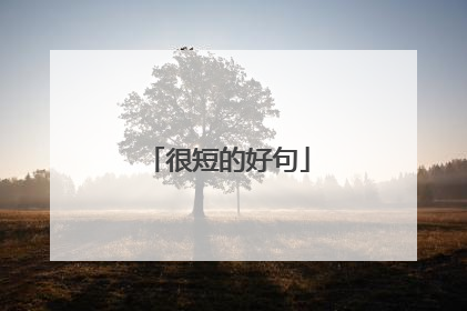 很短的好句