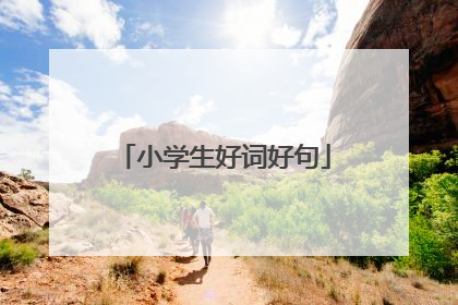 小学生好词好句