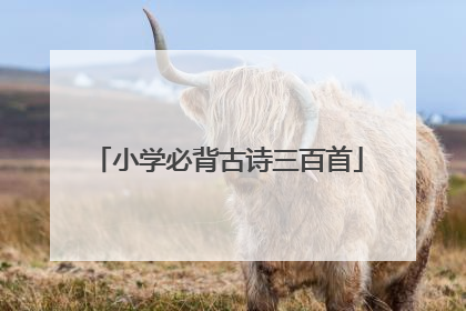 小学必背古诗三百首