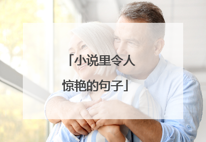 小说里令人惊艳的句子