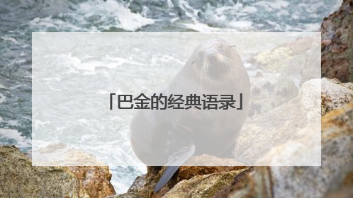 巴金的经典语录