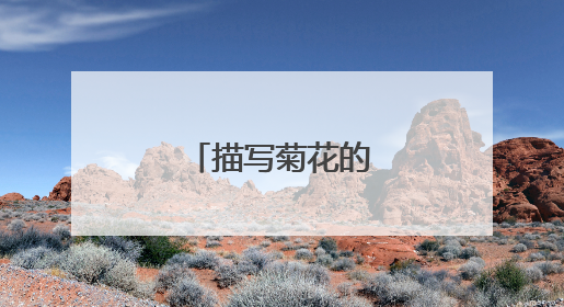 描写菊花的古诗诗句