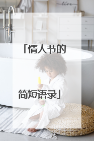 情人节的简短语录