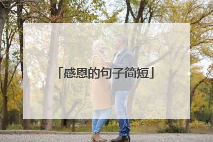 感恩的句子简短