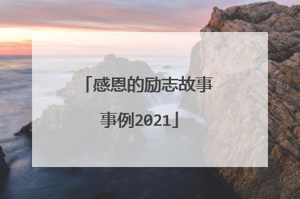 感恩的励志故事事例2021