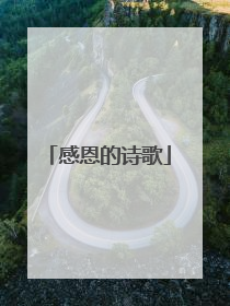 感恩的诗歌