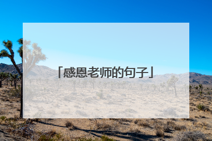 感恩老师的句子