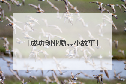 成功创业励志小故事