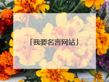 我要名言网站