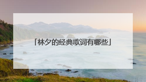 林夕的经典歌词有哪些