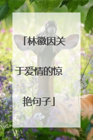 林徽因关于爱情的惊艳句子